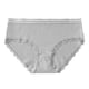 thumbnail image 1 of Guardurnaity TureClos, 3 uds., ropa interior de algodón para mujer, bragas transpirables para niña, bragas elásticas que absorben la humedad con borde de Ropa interior gris METRO, 1 of 6