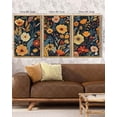 thumbnail image 6 of Drsoum Flower wall Art 11x14in3pcs Natural Framed Floral Wildflowers Decor for Bedroom living Room, 6 of 6