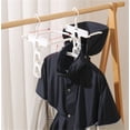 thumbnail image 4 of TopLLC Household Balcony Drying Hooded Sweaters, Hangers, High Collar, Non Slip Folding, Multifunctional Hat Clips, Multi-layer Hangers, 4 of 9