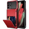 thumbnail image 1 of Funda cartera con ranuras para tarjetas de crédito para Samsung Galaxy S21 S22 Ultra S10 E S20 FE 5G Note 20 10 9 8 S7 S8 S9 Plus comercio de xuanjing unisex, 1 of 2