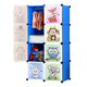 thumbnail image 1 of Cajas Organizador De Ropa Colgar Estante ANIMALES AZUL, 1 of 5