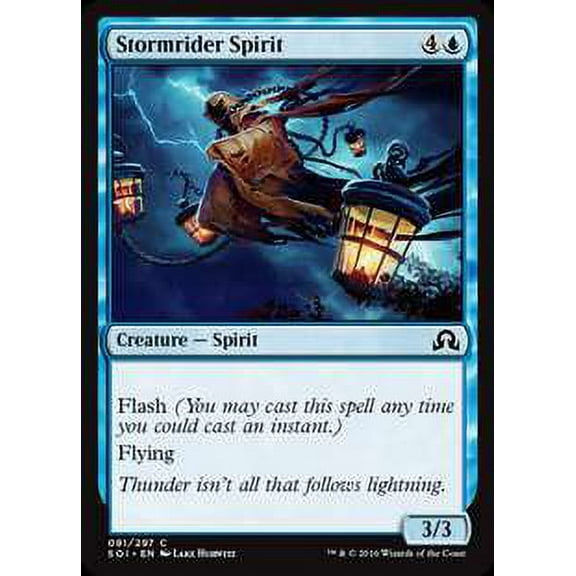 MtG Shadows Over Innistrad Common Stormrider Spirit #91