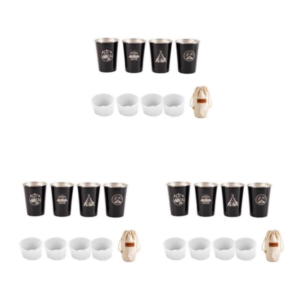 Juego de 4 piezas de vaso de vino Soidarity taza de leche tazas de agua de cerveza para exteriores Type1 NO1