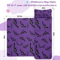 thumbnail image 5 of Purple Halloween Black Bats Toddler Nap Mats for Kids Preschool,59"x22" Sleeping Mat Bag or Kids,Toddler Sleeping Bag,Toddler Nap Mat or Daycare, 5 of 6