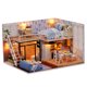 thumbnail image 2 of Bricolaje kit de casa de muñecas en miniatura Mini 3D casa de madera habitación hecha a mano Eccomum Casa de muñecas de bricolaje, 2 of 2