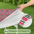 thumbnail image 5 of Round Picnic Table Cloth 100% Waterproof & Oil Proof, Elastic Fitted Table Cover for 36"-44" Round Tables, for Dining, Camping, Outdoor, 5 of 7