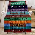 thumbnail image 1 of LHSHID Bible Verse Blanket Inspirational Religious Gift with Bible Verse Religious Gifts for Women 50x60in, 1 of 6