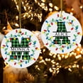 thumbnail image 1 of Adorno navideño personalizado para bebé con inicial y nombre, accesorios para fotografías navideñas, adornos navideños, regalo de recuerdo para recién nacidos, 1 of 5
