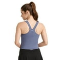 thumbnail image 2 of Jockey Women's EVERACTIVE V-Neck Crop Tank With Built-In Bra, 2 of 9