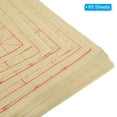 thumbnail image 3 of Uxcell Maobian Xuan Paper with 2" Grid, Half Raw Ripe Xuan, 25"x15"(Light Yellow), 70Pack, 3 of 6