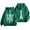 Dark Green, variant on Women's Zip Up Hoodie Oversized Skeleton Graphic Jacket for Streetwear and Casual Comfort Versatile Spring Fashion White S