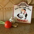 thumbnail image 2 of "NRSK Ceramic Multicolor Cheeseboard with Cork Backing: Norsk ", 2 of 4