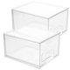 thumbnail image 2 of 2 cajas de almacenamiento de cosméticos apilables, multifuncionales, organizador con cajón., 2 of 6