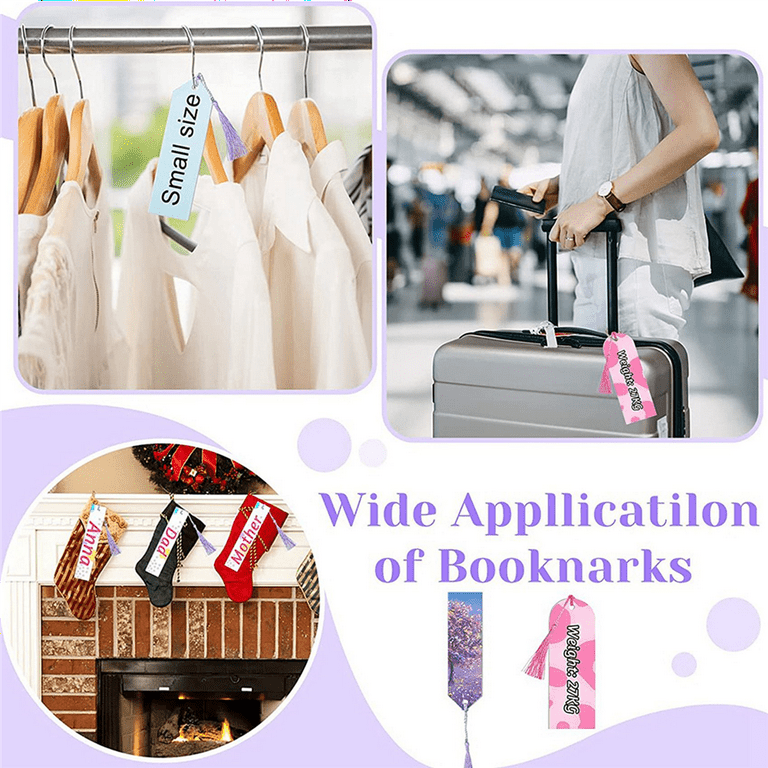 146Pcs Acrylic Bookmarks Blanks,Sublimation Acrylic Book Markers, Projects  Sublimation Accessories for Women 