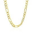 thumbnail image 2 of ARAIYA JEWELRY 10K Yellow Gold 6.60 mm Figaro Chain Chain 24'' for Women or Men, 2 of 6