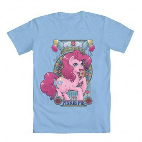 My Little Pony Pinkie Pie Nouvear Mens Shirt, LT Blue (S)