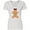 AA-White, variant on Inktastic Cute Gingerbread Girl with Red Plaid Bow Women's V-Neck T-Shirt