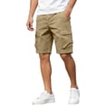 thumbnail image 5 of Jsaierl Cargo Shorts for Men Big and Tall Multi Pockets Shorts Outdoor Combat Shorts Loose Workwear Cargo Shorts with Drawstring, 5 of 7
