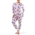 thumbnail image 6 of Fruit of the Loom Women's and Women's Plus Long Underwear Waffle Thermal Union Suit, 6 of 13
