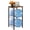 Brown, variant on 5 Gallon Water Bottle Holder with Storage Shelve, 2 Tier Water Jug Holder Stand, 2 Slots 5 Gal Water Cooler Jug Rack, Water Bottle Organizer for Office, Kitchen, Living Room