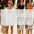 thumbnail image 3 of QGJZVUNL Boho 2 Piece Sets for Women Summer Outfits V Neck Top Elastic Waist Shorts Vacation Clothes Size 4XL, 3 of 5