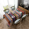 thumbnail image 5 of Mexico Style Colorful Stripes Tablecloths Waterproof Kitchen Items Coffee Table For living Room Home Decor Dining Table, 5 of 7
