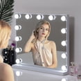 thumbnail image 2 of Hollywood Miroir de Courtoisie avec 2-14 Ampoules Led Newway (Ampoule Seulement), 2 of 2