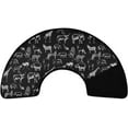 thumbnail image 2 of Sketch Wild Animals Soft Cat Dog Recovery Collar Adjustable Cat Cone Wound Healing Protective After Surgery for Elizabethan Collars, 2 of 7