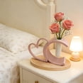 thumbnail image 4 of ZHMRFG Heart Shaped Vase Decor, Geometric Hollow Tabletop Flower Vase, Romantic Versatile Easy to Clean Decor for Valentine's Day Weddings Anniversaries Living Room Kitchen Bathroom Dressing Table, 4 of 9