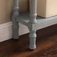 thumbnail image 5 of Distressed Blue Entryway Console Table with 3 drawers, 5 of 6