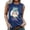 Navy, variant on Women's Tank Tops Crew Neck Sleeveless Tank Top European Style Vest Pineapple Print T Shirt Going Out Summer Clothes