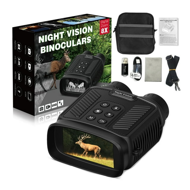 Youkk Precision View Binoculars Durable Materials Night Visions Device For Surveillance Waterproof black