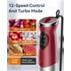 thumbnail image 4 of Immersion Blender de Mano 1000W 5 en 1 con Cable Stick Hand Blender Kitchen con 12 Velocidades, Libre de BPA, Vaso Mezclador, Picadora, Batidor, Espumador de Leche, Emulsionante Perfecto, 4 of 10