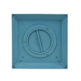 thumbnail image 2 of Mainstays Teal Plastic Solar Powered Lantern With Flickering Flame LED Light, 2 of 8