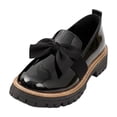 thumbnail image 3 of Taqqpue Women Loafer Shoes Women's Fashionable Casual Solid Color Round Toe Block Heel Loafers Mid-Heel Shoes Flat Shoes for Women, 3 of 8