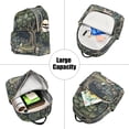 thumbnail image 5 of FORMRS Mini Backpack Purse for Women Quilted Travel Daypack Casual Shoulder Bag, Green Forest Scene, 5 of 7