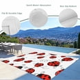 thumbnail image 3 of Red Ladybugs Outdoor Rug for Patio/Deck/Porch, Non-Slip Large Area Rug 5 x 8 Ft, Animal Themed Spring Summer Rustic Indoor Outdoor Rugs Washable Area Rugs, Reversible Camping Rug Carpet Runner, 3 of 8