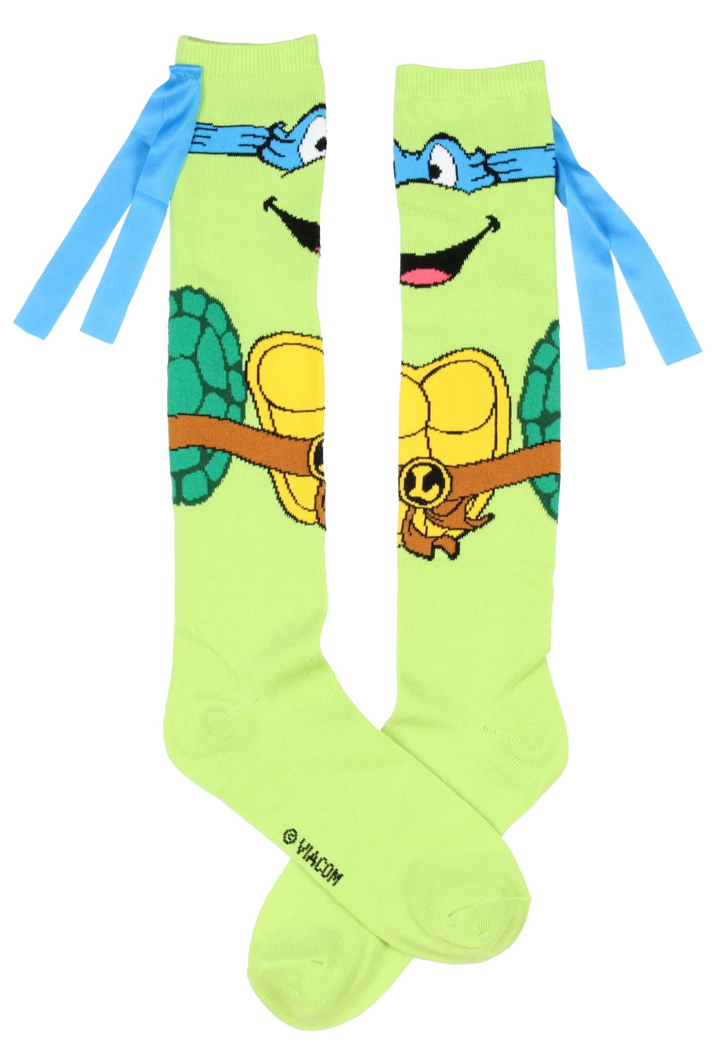 Bioworld Teenage Mutant Ninja Turtles Character Mask Knee High Socks