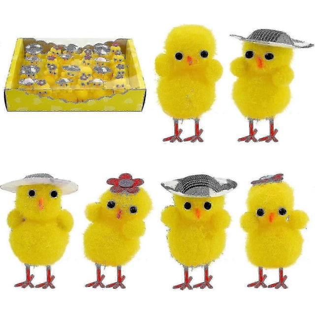 Zk-36 Pcs Easter Chicks | 4cm - Tall Mini Easter Chicks