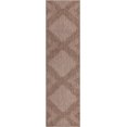 thumbnail image 4 of Unique Loom Outdoor Modern Collection Area Rug - Tambor (3' 3" x 12' Runner, Brown/ Ivory), 4 of 4