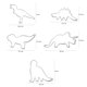 thumbnail image 4 of GAXIRE 5Ud Para Galletas Dino Acero Inoxidable Cortadores Para Cocina Transparentes, 4 of 8