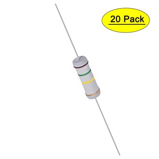 RESISTOR 8R2 20W 10% ( PORCELANA ), 8R2, 20W - Hit Comercio de Semi