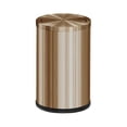 thumbnail image 1 of Wide Application Stainless Steel Trash Bin Durability Hide Garbage - For Kitchen And Bathroom ple 9L Rose Gold, 1 of 7