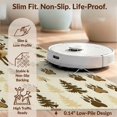 thumbnail image 6 of Design&I 8'x10' Washable Area Rug Extra Large Skid-Resistant Low Profile Deer Hunting Woodland Scene With Bear Paw Print And Antler Accents for Living Room, Family, 6 of 7