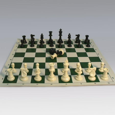 Tournament Chess Set with Vinyl Board