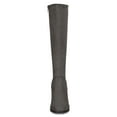 thumbnail image 2 of BLISSFUL STEP Valentine's Women's Knee High Boots Side Zipper Faux Suede Block Chunky Heels Gray 7, 2 of 8