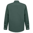 thumbnail image 7 of GrmtClth Mens Dress Shirt Long Sleeve Slim Fit Button Down Shirt Classic Soft Solid Color Casual Shirts Dark Green XL, 7 of 7