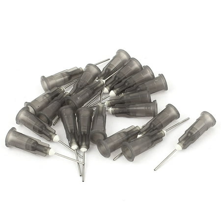 20 Pcs 0.7mm Inner Dia Tips Plastic Glue Liquid Dispensing Needles