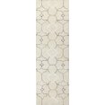 thumbnail image 3 of Bashian R129-IV-8X10-HG308 Greenwich Collection Geometric Contemporary Wool & Viscose Hand Tufted Area Rug, Ivory - 7 ft. 9 in. x 9 ft. 9 in., 3 of 5