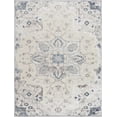 thumbnail image 2 of Hauteloom Calum Living Room, Bedroom Area Rug - Traditional - High Pile - Blue, Gray - 5'2" x 7', 2 of 15